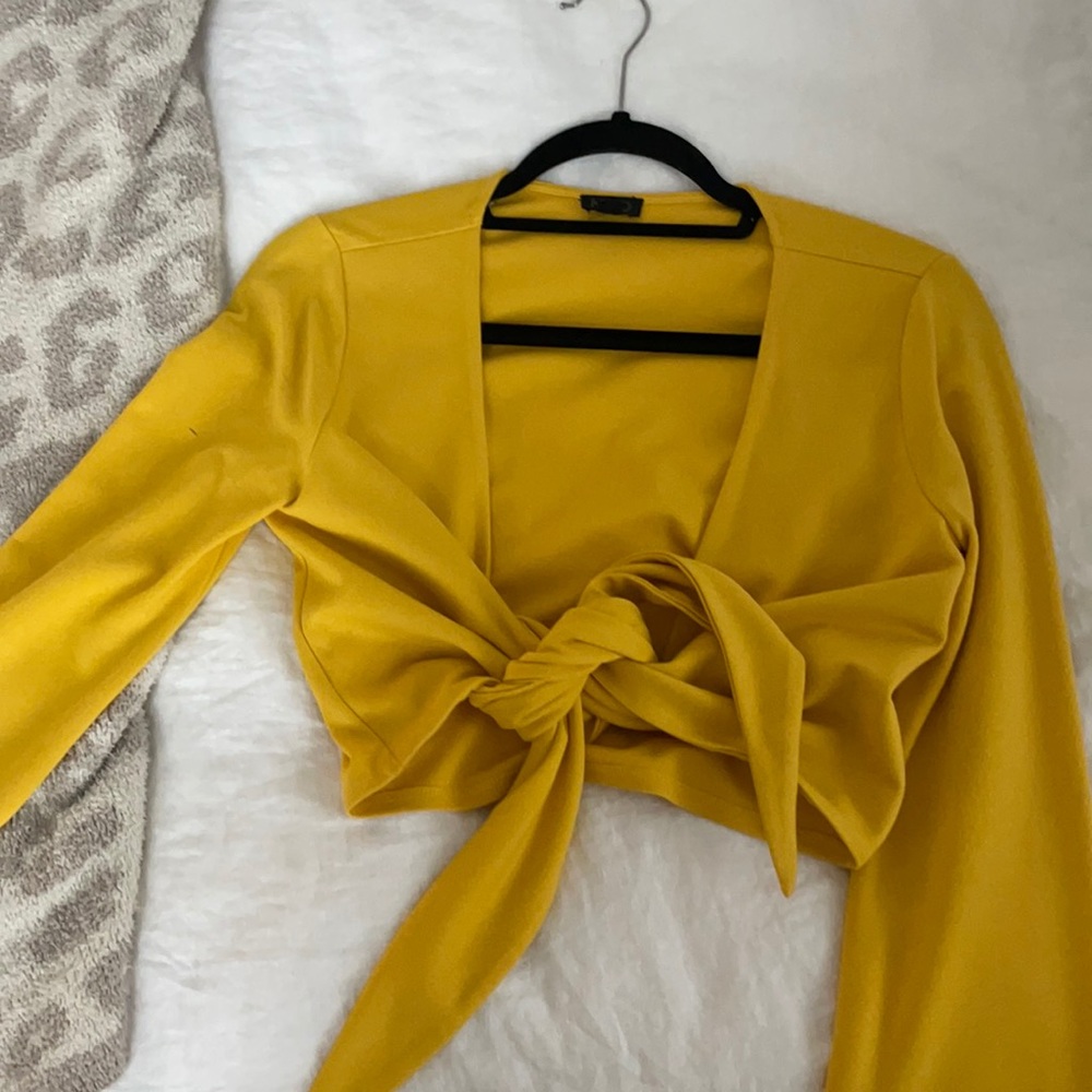 NBD YELLOW TIE TOP